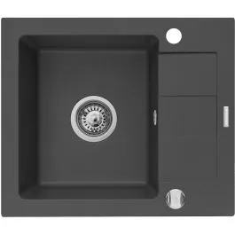 Cenová Bomba Pyramis Sparta Mini granitový dřez 56x46 cm černá 070179612