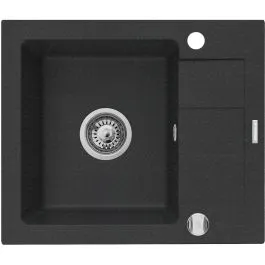 Pyramis Sparta Mini granitový dřez 56x46 cm černá 070179412 Rychlé Dodání