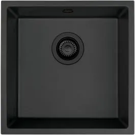 Značkový Deante Corda granitový dřez 40x40 cm šedá/grafitová/onyx ZQA_G10A