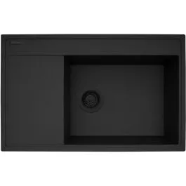 Pyramis Camea granitový dřez 79x50 cm černá 070168502 Super Cena