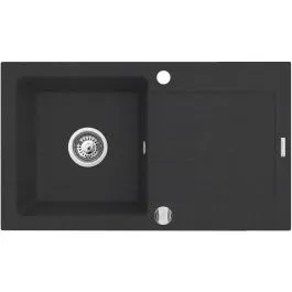 Pyramis Next granitový dřez 77x44 cm černá 070006801 Sezónní Sleva