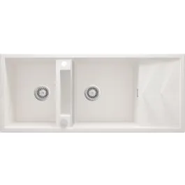 Cenově Výhodný Deante Magnetic granitový dřez 116x50 cm bílá ZRM_A213