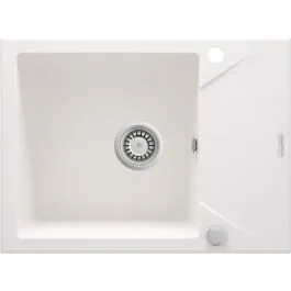 Akční Cena Deante Evora granitový dřez 59x44 cm bílá ZQJ_A11A