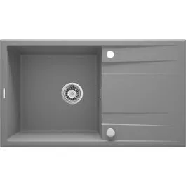 Cenová Bomba Deante Eridan granitový dřez 86x50 cm šedá/grafitová/onyx ZQE_S113