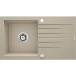 Tovární Cena Deante Zorba granitový dřez 76x44 cm béžová ZQZ_7113