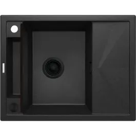 Cenový Hit Deante Magnetic granitový dřez 64x50 cm šedá/grafitová/onyx ZRM_G11A