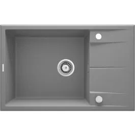 Časově Omezené Deante Eridan granitový dřez 78x50 cm šedá/grafitová/onyx ZQE_S11B