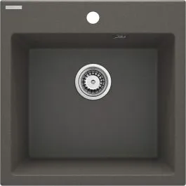Sezónní Sleva Deante Evora granitový dřez 50x50 cm antracitová ZQJ_T103