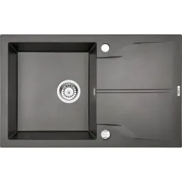 Výhodná Nabídka Deante Andante Flush granitový dřez 78x49 cm antracitová ZQN_T11F