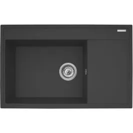 Pyramis Camea granitový dřez 79x50 cm černá 070058501 Objednat Nyní