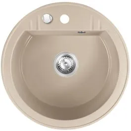 Ferro Mezzo II granitový dřez 51x51 cm béžová DRGM1/51SA Časově Omezené