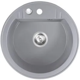 Nejlepší Volba Ferro Mezzo II granitový dřez 51x51 cm šedá/grafitová/onyx DRGM1/51GA