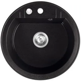 Aktuální Ferro Mezzo II granitový dřez 51x51 cm šedá/grafitová/onyx DRGM1/51BA