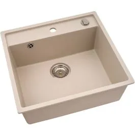 Pyramis Camea granitový dřez 53x50 cm béžová 070007801 Akční Cena