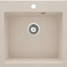 Výprodej Deante Evora granitový dřez 50x50 cm béžová ZQJ_5103