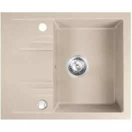 Ferro Mezzo II granitový dřez 58x48 cm béžová DRGM48/58SA Vysoce Kvalitní