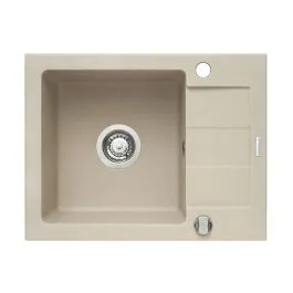 Cenově Výhodný Pyramis Sparta granitový dřez 59x44 cm béžová 070073601