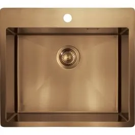 Akce Deante Olfato ocelový dřez 55x50.5 cm měď ZPO_C10B
