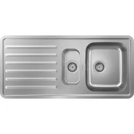 Ověřený Hansgrohe S41 ocelový dřez 107.5x50.5 cm ocel 43342800