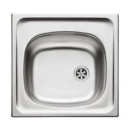 Pyramis E33 ocelový dřez 46.5x43.5 cm 100139601 Levný