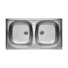 Pyramis Basic ocelový dřez 78x43.5 cm 100125101 Originální