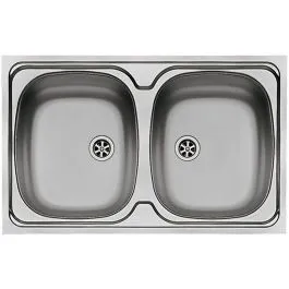 Pyramis Intl ocelový dřez 80x50 cm 100117601 Sezónní Sleva