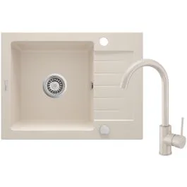 Vrácení Zdarma Deante Zorba dřezy s baterií béžová/béžová ZQZA511A