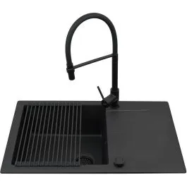 Pyramis Keros dřezy s baterií černá/černá 070247001S Značkový