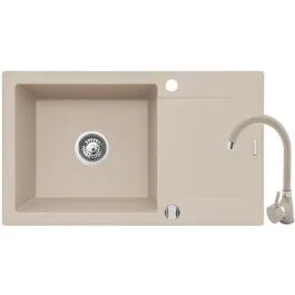 Pyramis Korfu dřezy s baterií béžová/béžová 070061001BN Sleva