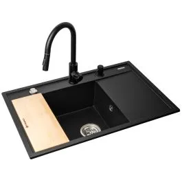 Pyramis Camea dřezy s baterií černá/černá 070168401I Objednat Nyní