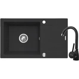Pyramis Korfu dřezy s baterií černá/černá 070060901BN Sezónní Sleva