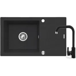 Akce Pyramis Korfu dřezy s baterií černá/černá 070060901SN