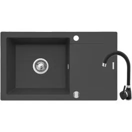 Přímo Od Výrobce Pyramis Korfu dřezy s baterií grafitová/grafitová 070061101BN