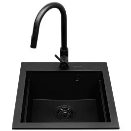 Pyramis Siros dřezy s baterií černá/černá 079822801BE Tovární Cena