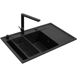 Sezónní Sleva Pyramis Camea dřezy s baterií černá/černá 070168402BT