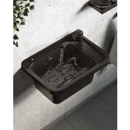 Akční Nabídka Pyramis Neo zahradní umyvadlo s baterií 51x34 cm plast 070179401 A