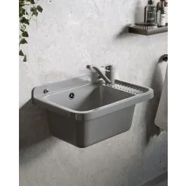 Akční Nabídka Pyramis Neo zahradní umyvadlo s baterií 51x34 cm plast 070179501 A