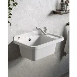 Pouze Dnes Pyramis Neo zahradní umyvadlo s baterií 51x34 cm plast 070179601 A