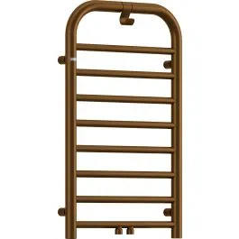 Autentický Deante Silia koupelnový radiátor žebříkový 85x50 cm béžová/hnědá AGICG31