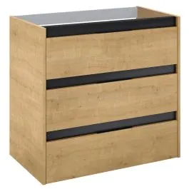 Akční Cena Roca Alpine skříňka 78.5x45.2x74 cm pod umyvadlo závěsná dub A857868464