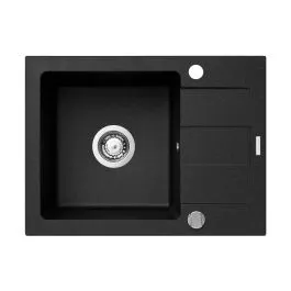 Pyramis Sparta granitový dřez 59x44 cm černá 070073701 Nakupujte Hned