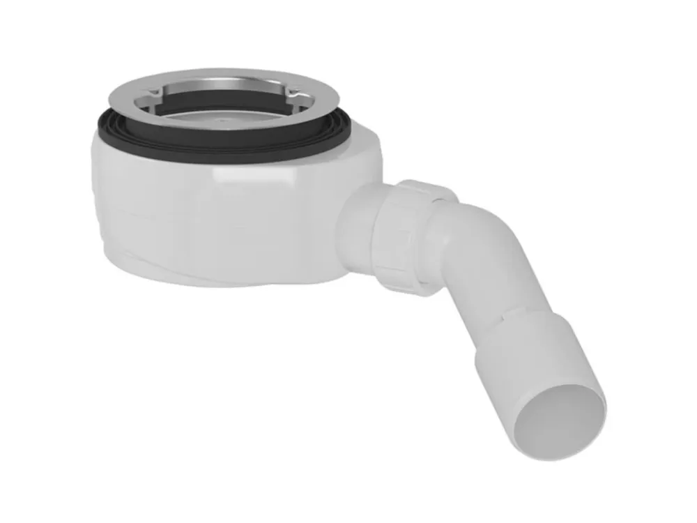 CERANO - Sifon sprchové vaničky 90mm - nízký - DN40/50 - příruba nerez Expresní Doručení