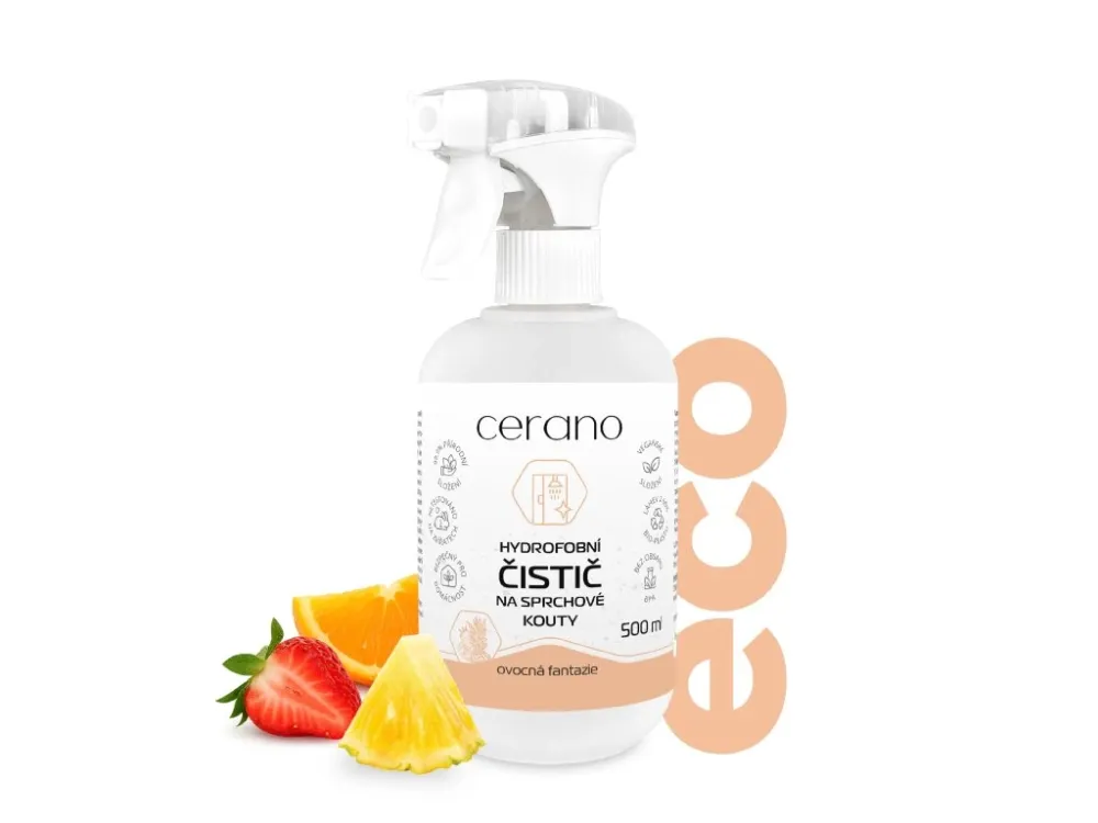 CERANO - Hydrofobní čistící prostředek na sprchové kouty - ovocná fantazie - 500 ml Rychlé Dodání