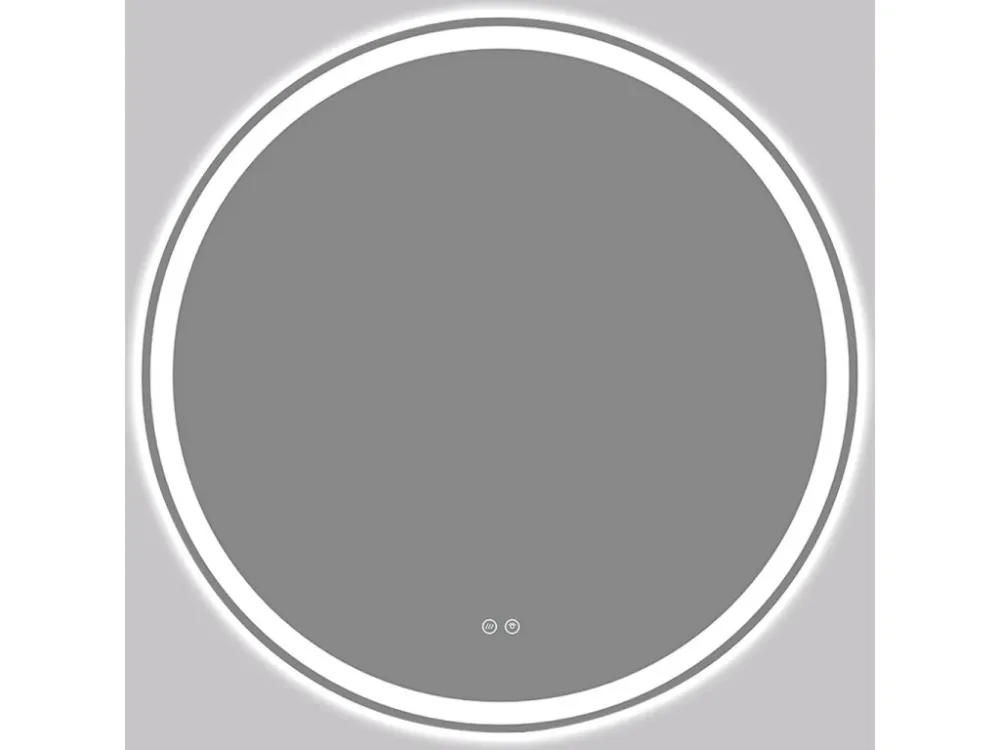 CERANO - Koupelnové LED zrcadlo Eterno - Ø 80 cm Přímo Od Výrobce