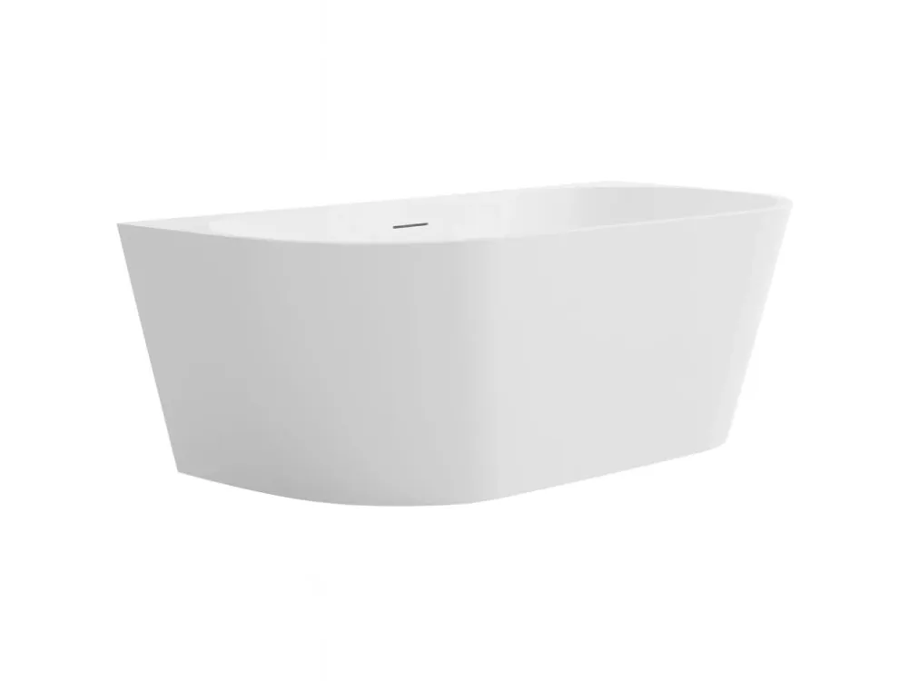 Objednat Nyní CERANO - Volně stojící akrylátová vana Grazia - bílá lesklá - 150x70 cm