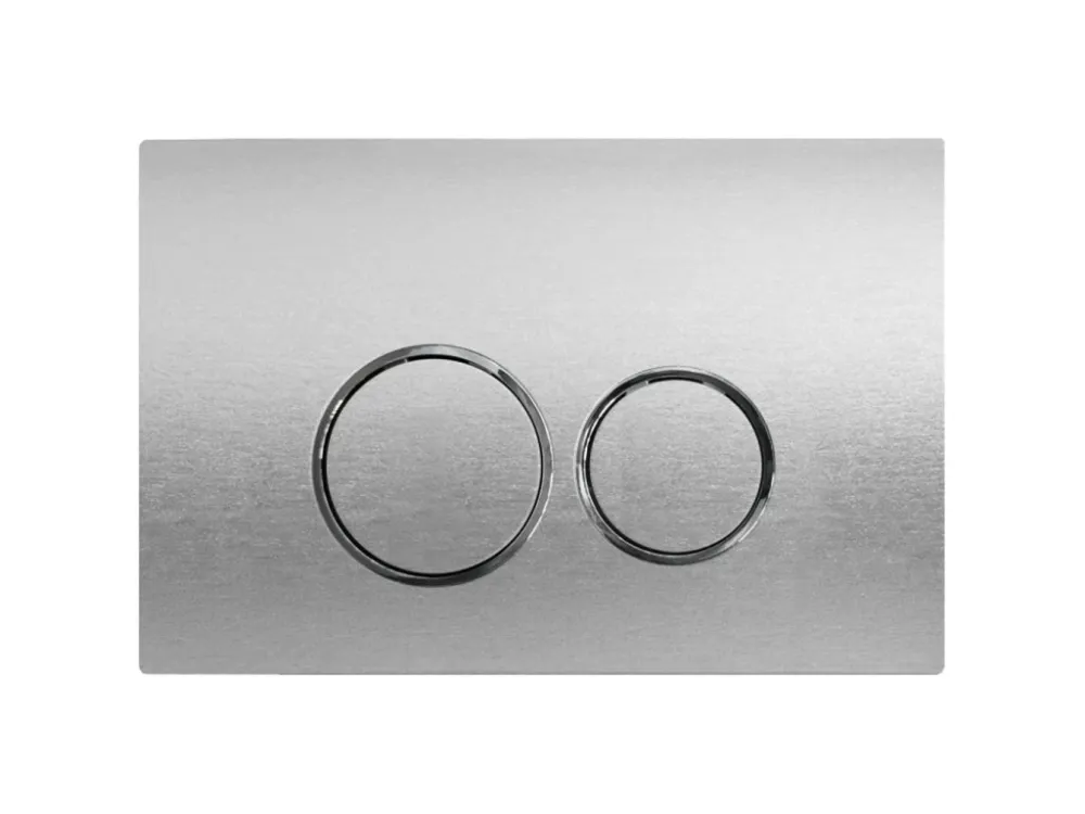 Akce CERANO - Ovládací tlačítko splachování Prime/Dualo - ABS - stříbrná