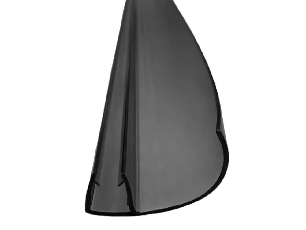 Značkový CERANO - Těsnící lišta pro sprchové dveře Santoro 6 mm sklo - černá